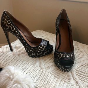 Alaïa sublime open toe pumps